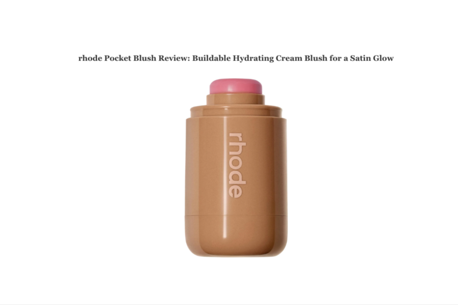 rhode Pocket Blush Review: Buildable Hydrating Cream Blush for a Satin Glow