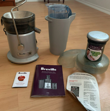 Breville- JE98XL-Juice-Fountai-Plus-Manual-Assembly-Cleaning-and-Troubleshooting-Guide-fig-1