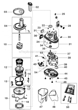 Brevill- JE98XL-Juice-Fountai-Plus-Manual-Assembly-Cleaning-and-Troubleshooting-Guide-fig-2
