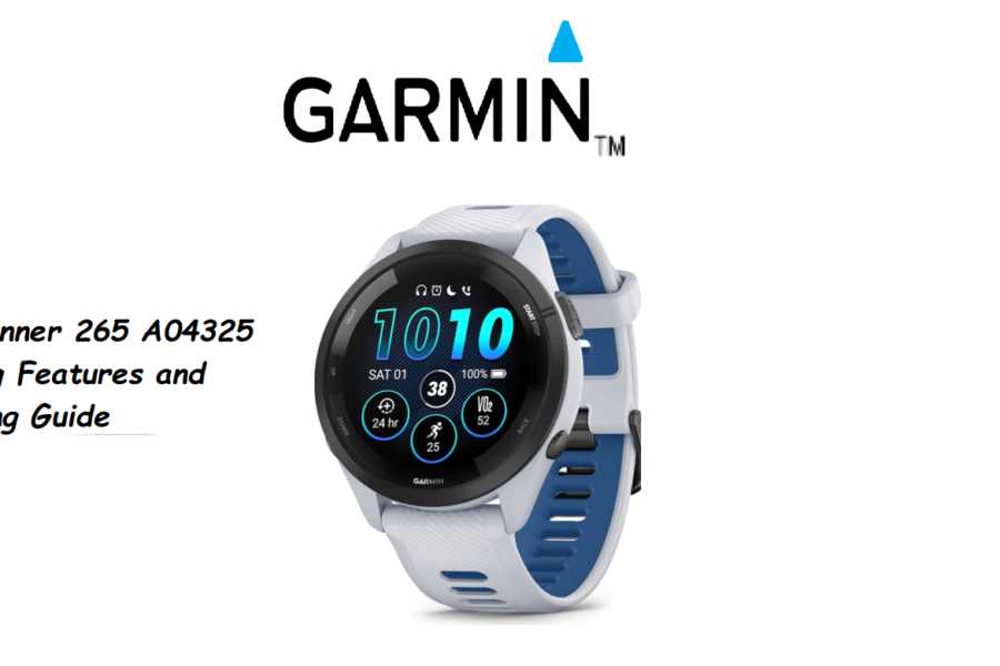 Garmin Forerunner 265 A04325 Setup Training Features and Troubleshooting Guide