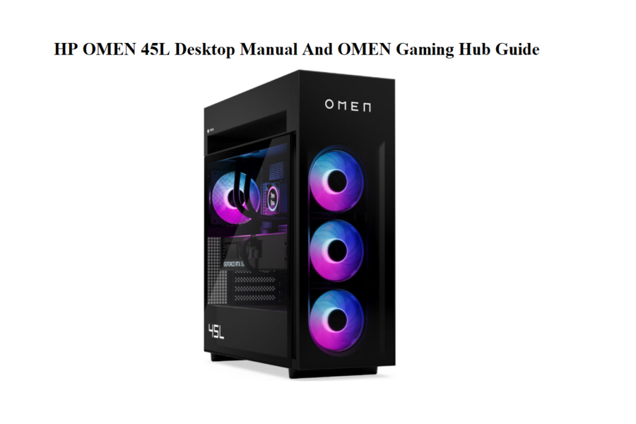 HP OMEN 45L Desktop Manual And OMEN Gaming Hub Guide