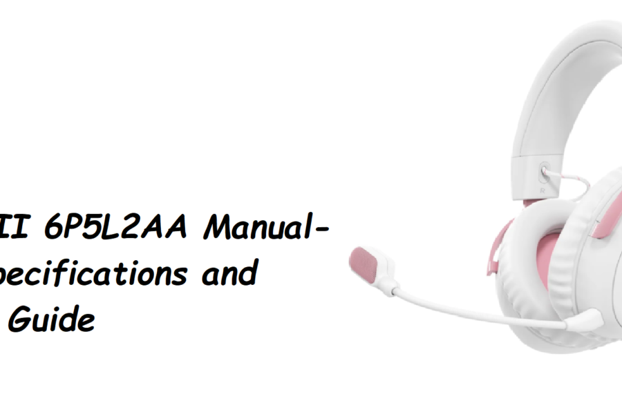 HyperX Cloud III 6P5L2AA Manual-Setup Audio and Troubleshooting Guide