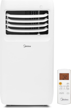 Midea-MAP08R1CWT-Portable-AC-Manual-Setup-Cooling-and-Troubleshooting-Guide-Product-image