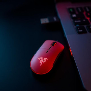 Razer-DeathAdder-V3-RZ01‑0462-Manual-Setup-DPI-and-Troubleshooting-Guide-fig-3-mouse-connecting-to-laptop