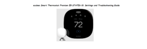 ecobee-Smart-Thermostat-Premium-EB‑STATE6‑01-Settings-and-Troubleshooting-Guide-Featured-image