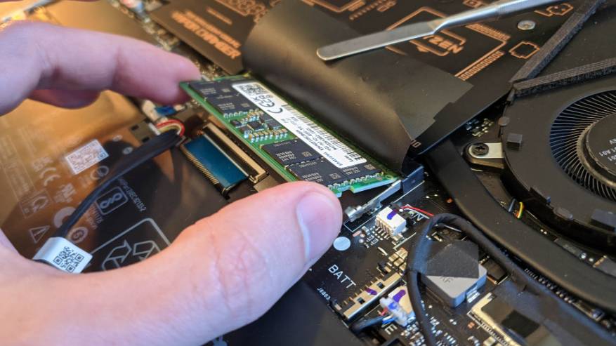 ASUS-ROG-Zephyrus-G14-GA403-Manual –Specs,-Features,-Setup-&-Troubleshooting-Guide-fig-3-SSD-upgrade