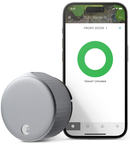 August-Wi‑Fi-Smart-Lock-AUG‑SL05‑M01‑G01-Manual–Specs,-Features,-Setup &-Troubleshooting-Guide-Product-image