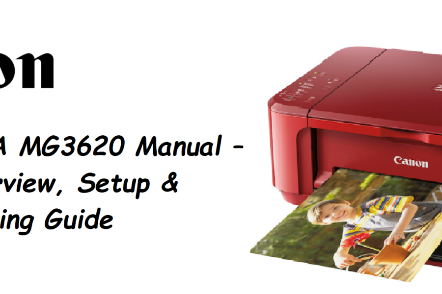 Canon PIXMA MG3620 Manual – Product Overview, Setup & Troubleshooting Guide