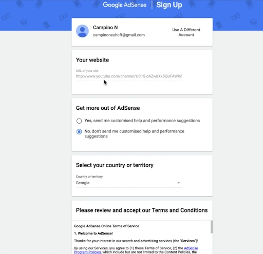 How to Create an Google AdSense Account-fig-5
