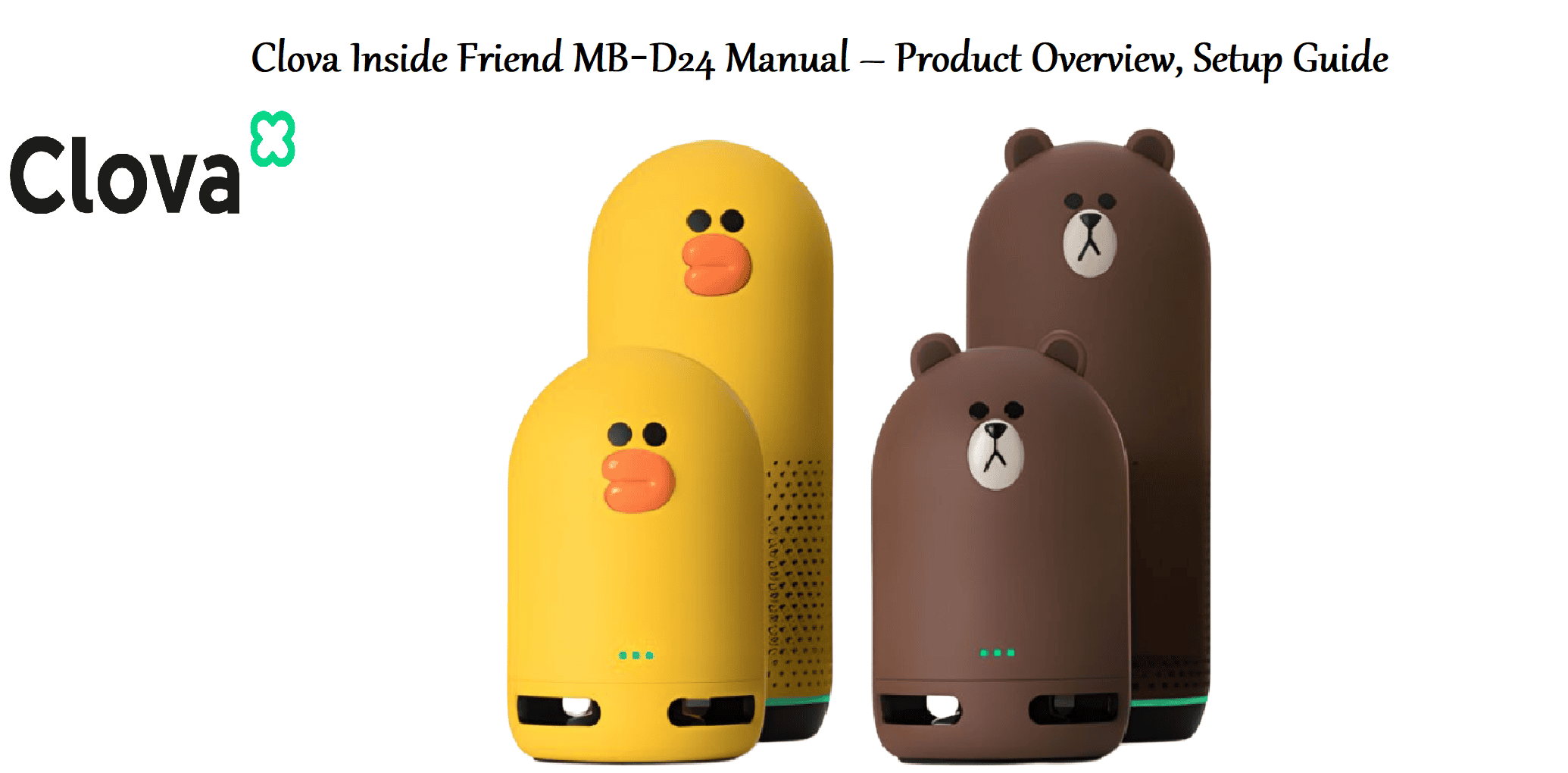 Clova Inside Friend MB‑D24 Manual – Product Overview, Setup Guide