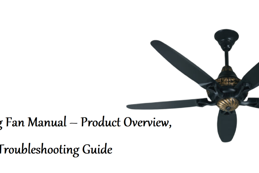 GFC DS‑73 Ceiling Fan Manual – Product Overview, Features, Setup & Troubleshooting Guide