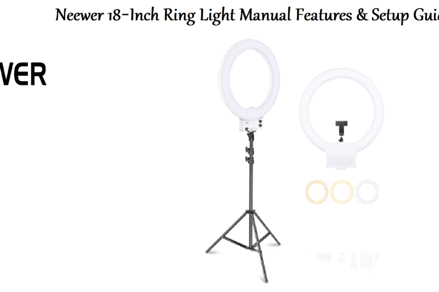 Neewer 18‑Inch Ring Light Manual Features & Setup Guide