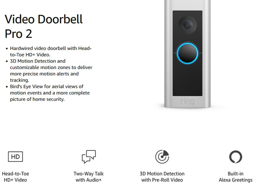 Ring-Video-Doorbell-Pro-2-Setup-&-Troubleshooting-Guide-fig-2-Key-Features