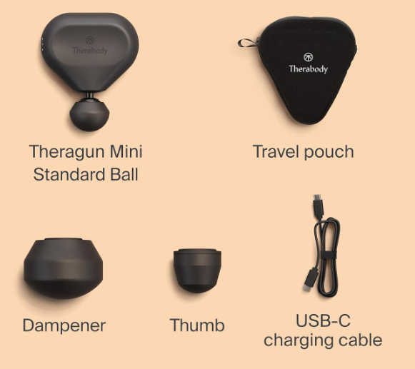 Theragun-Mini-TG-M1-Using,-Setup-&-Troubleshooting-Guide-fig-1-unboxing-productsmanuals.com
