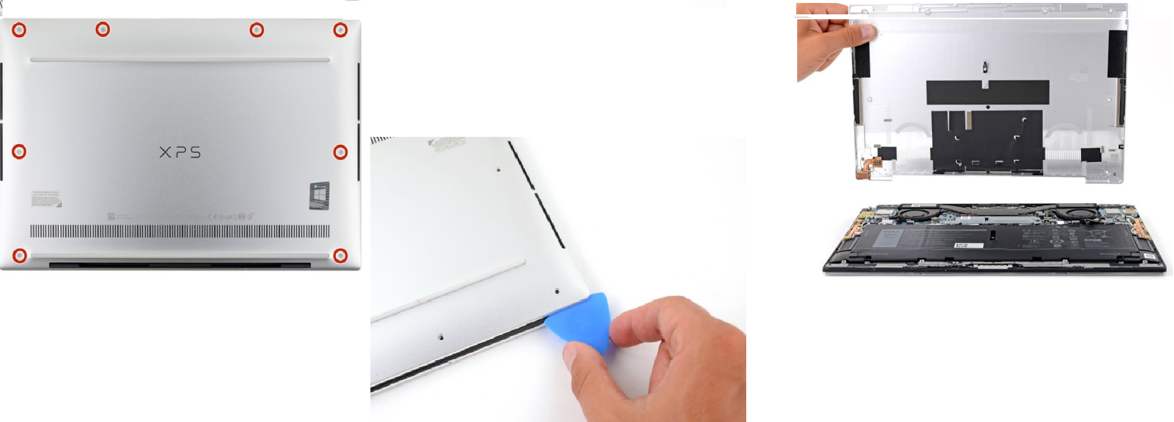 Dell-XPS-13-9300-Manual-–-Features,-Setup-&-Troubleshooting-fig-6-Removing-the-Bottom-Cover-Productsmanuals.com