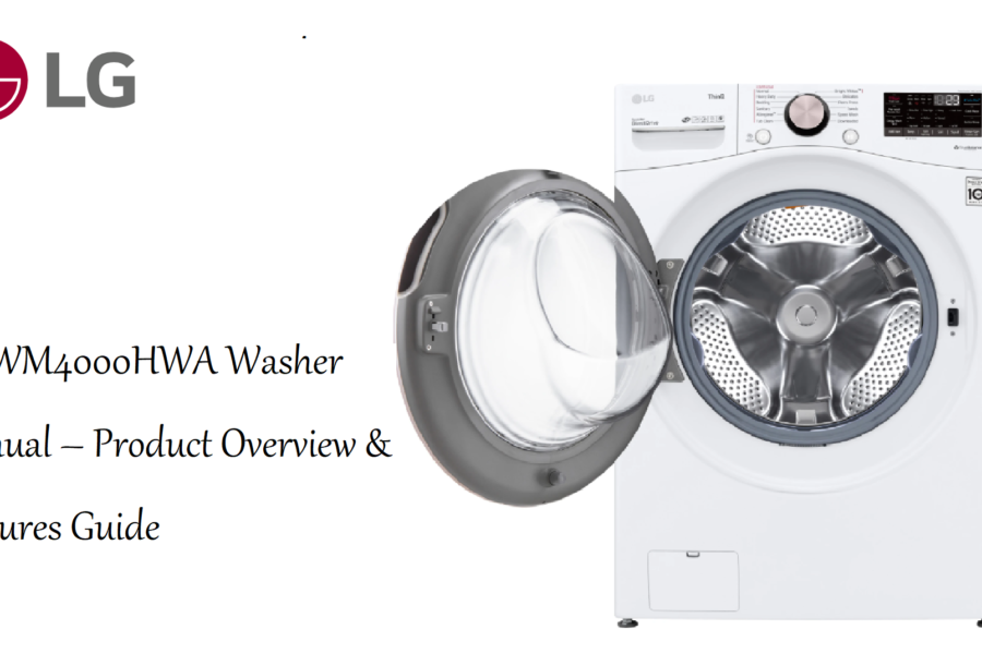 LG WM4000HWA Washer Manual – Product Overview & Features Guide