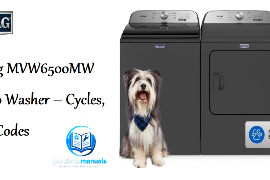 How to Fix Maytag MVW6500MW Pet Pro Washer Error Codes & Reset