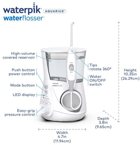 Waterpik-Aquarius-WP‑660-Manual – Setup-&-Troubleshooting-Guide-fig-2-Productsmanuals.com